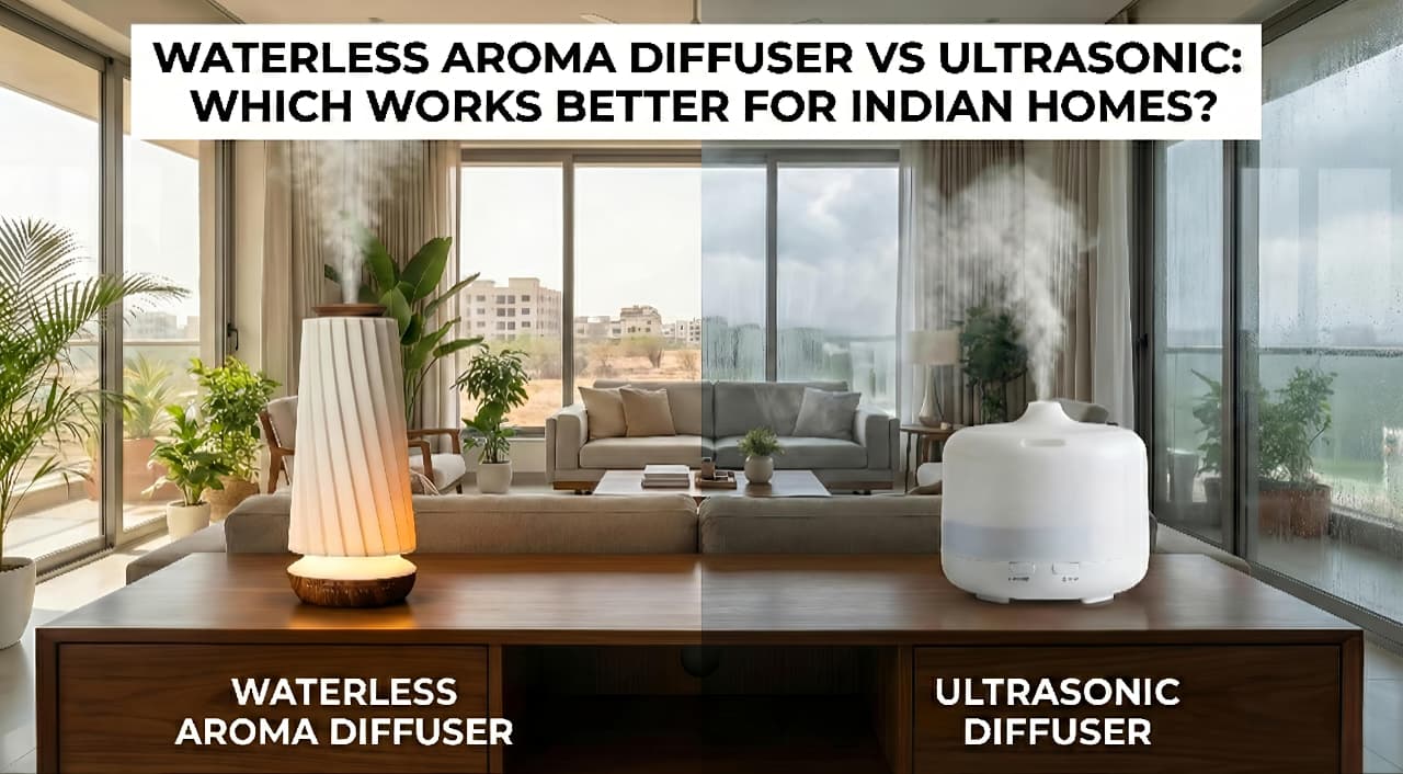 Waterless Aroma Diffuser vs Ultrasonic: Which Works Better for Indian Homes?