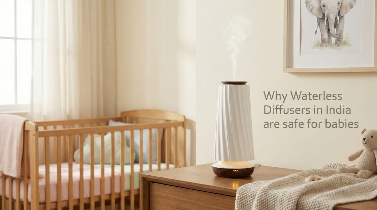 Why Waterless Aroma Diffusers in India Are Safe for Babies