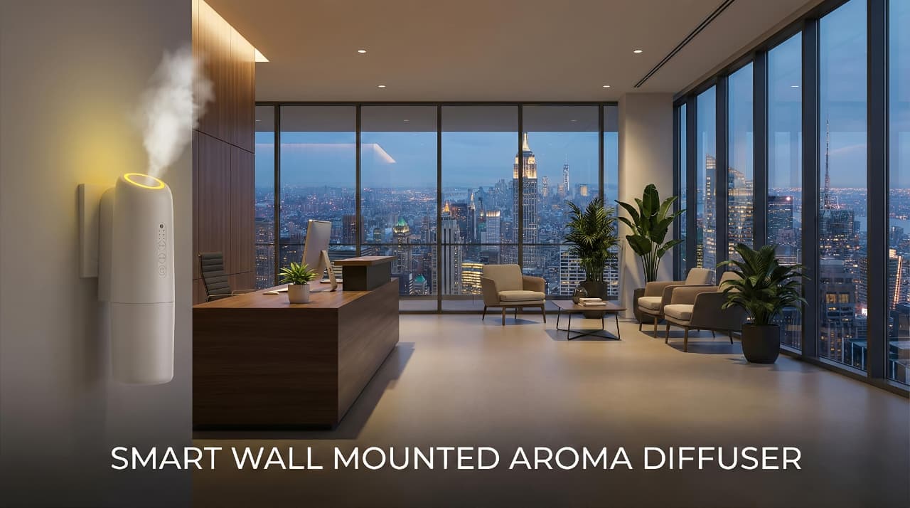 Smart Wall-Mounted Aroma Diffusers for Office Reception – The Aroma Aisle