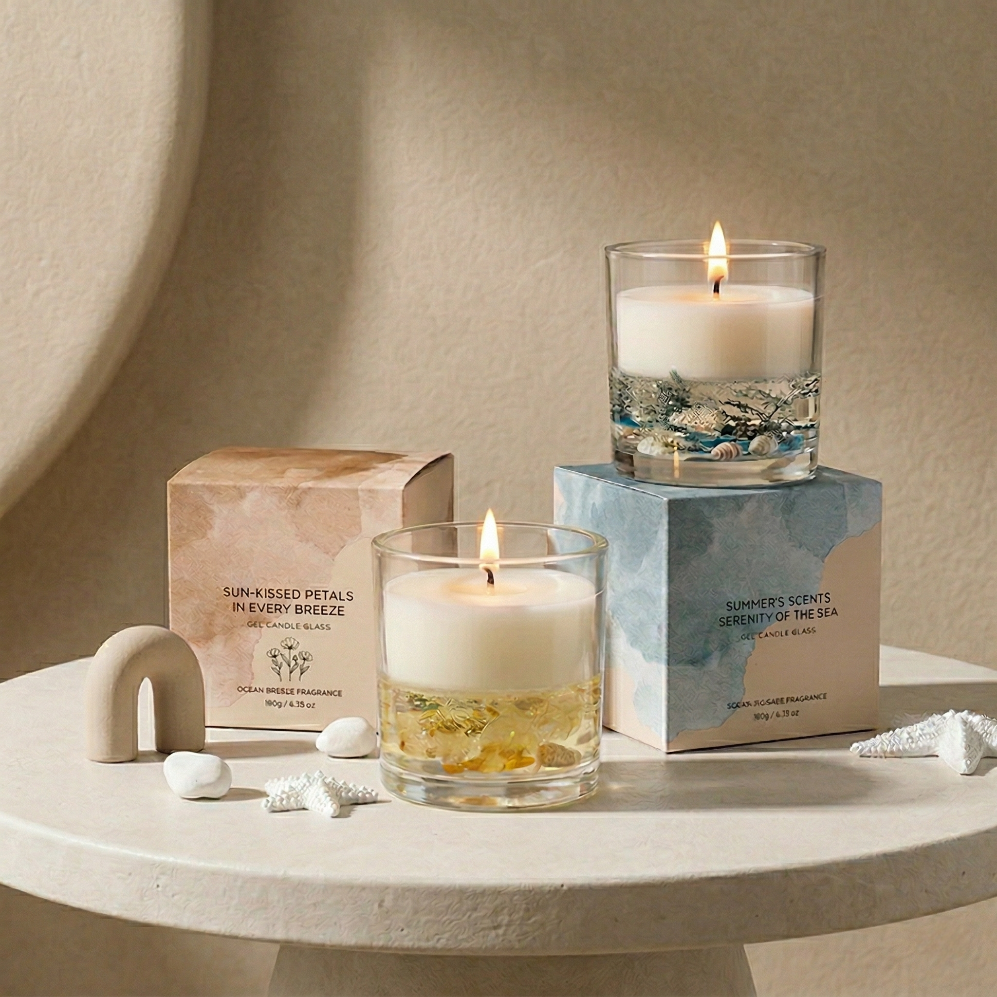 Tide & Petal Scented Soy Candle