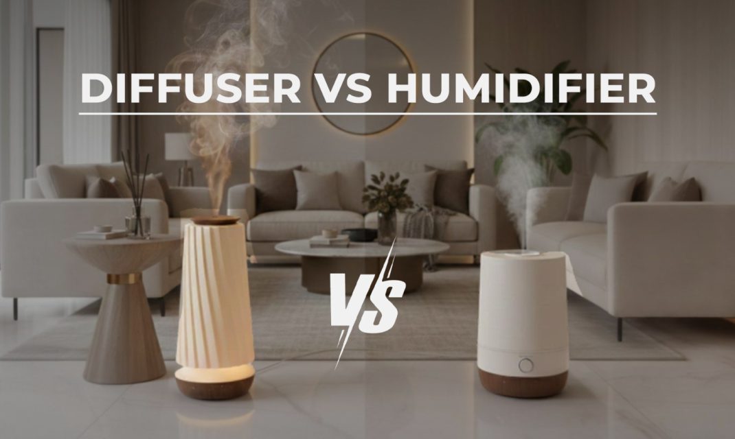 aroma diffuser vs humidifier luxury homes